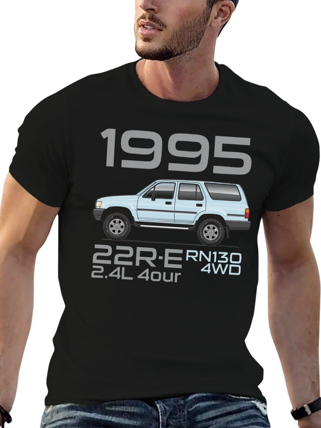 1995 4Runner Graphic Tee - Automotive Enthusiast Shirt