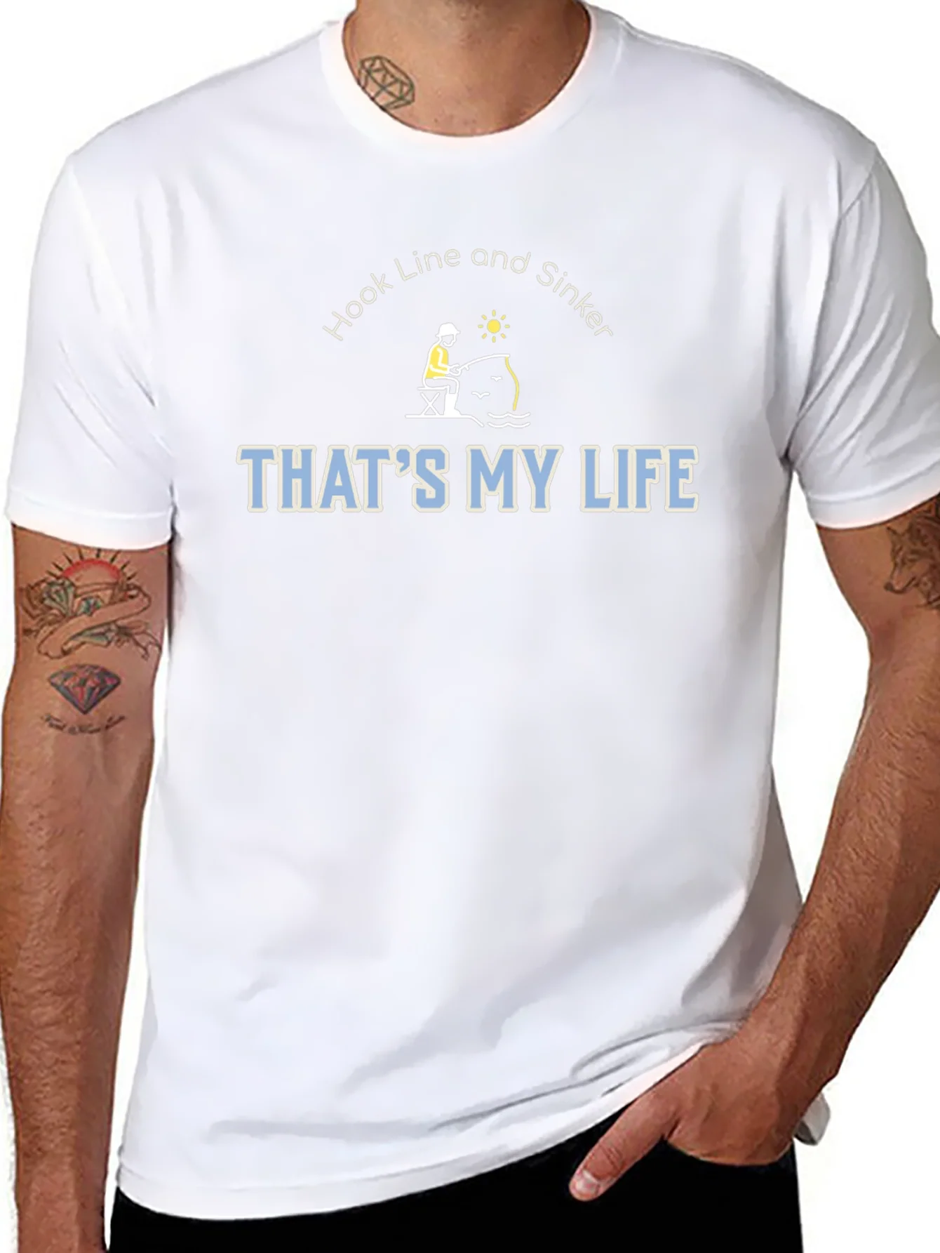 Hook Line & Sinker Thats My Life Fishing T-Shirt