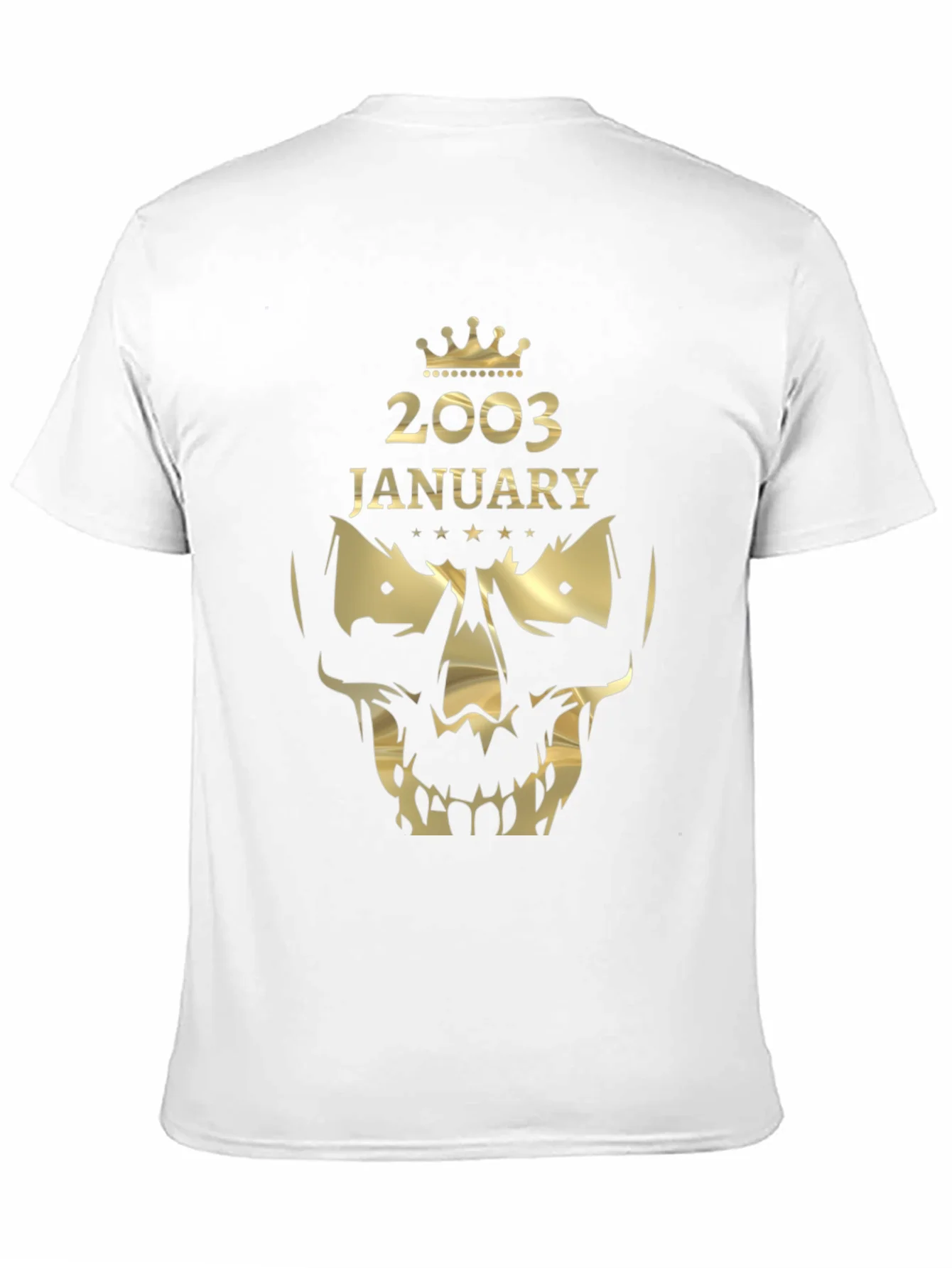 2003 January Skull Graphic T-Shirt