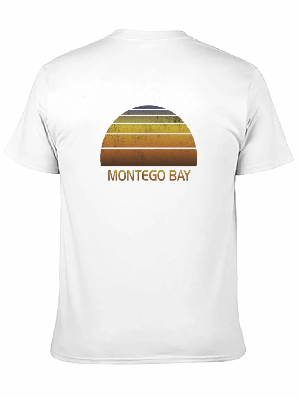 Montego Bay Retro Sunset Graphic T-Shirt