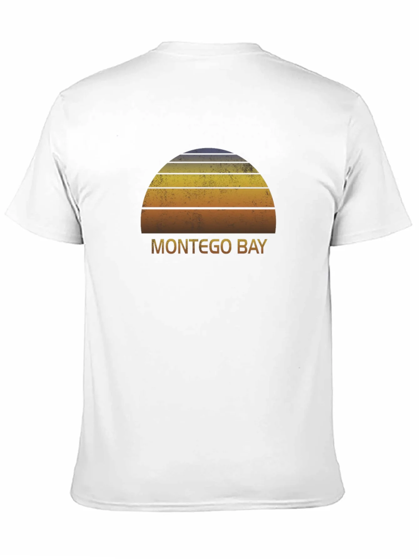 Montego Bay Retro Sunset Graphic T-Shirt