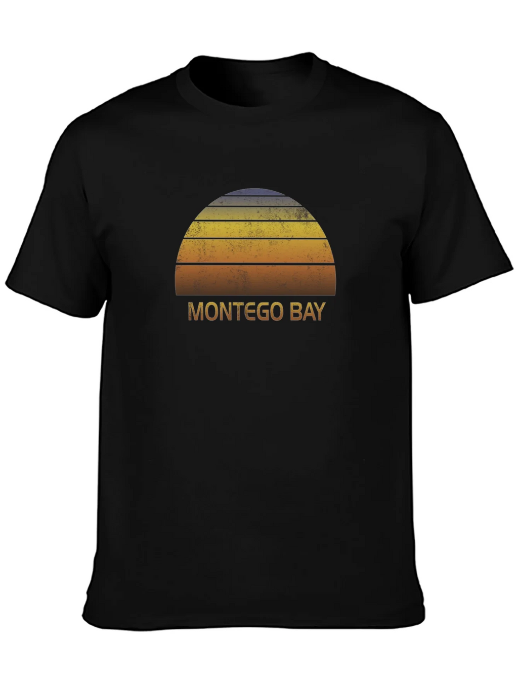 Montego Bay Retro Sunset Graphic T-Shirt