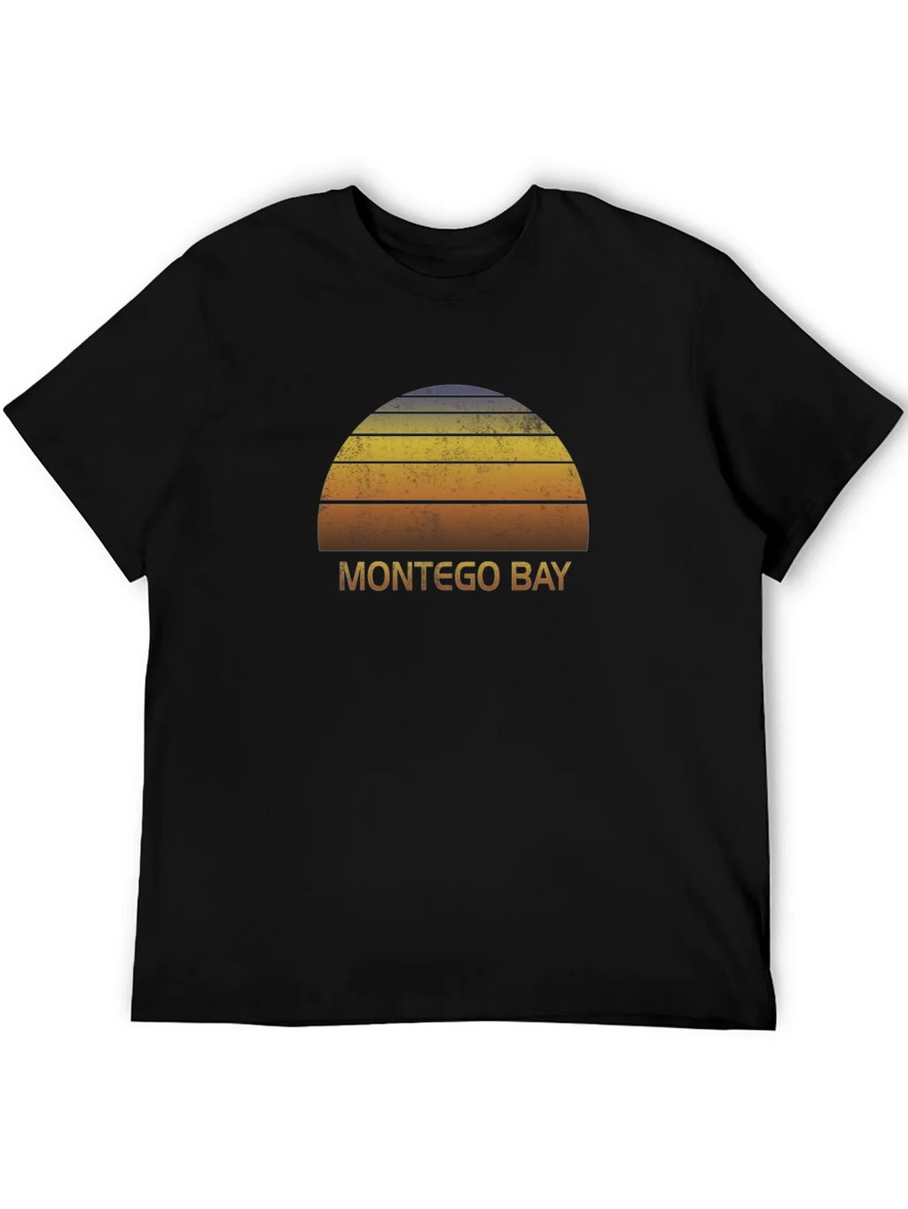 Montego Bay Retro Sunset Graphic T-Shirt