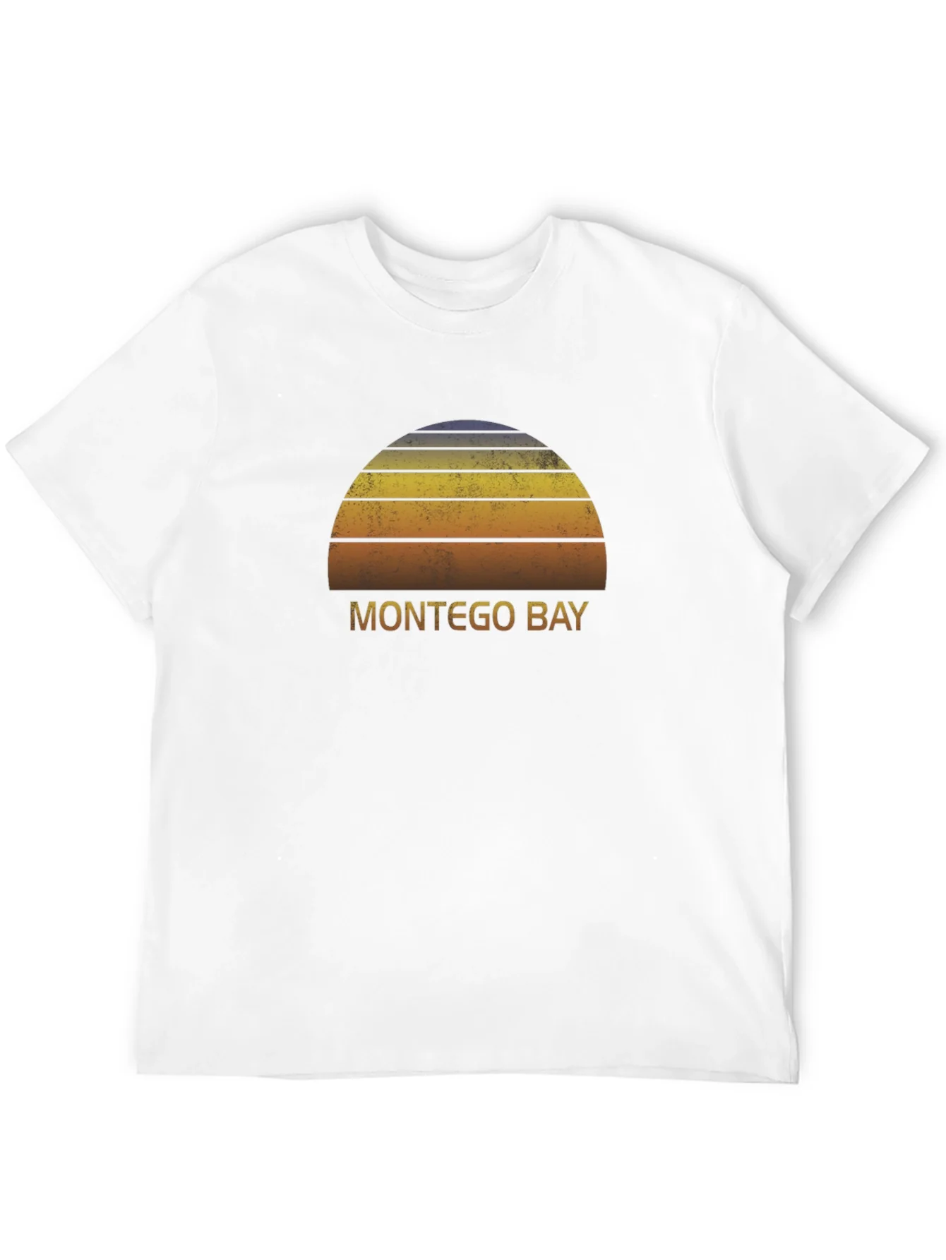 Montego Bay Retro Sunset Graphic T-Shirt