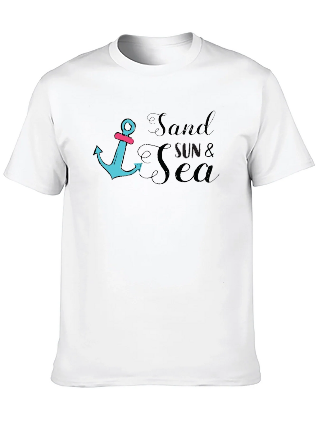 Sand Sun & Sea T-Shirt with Anchor