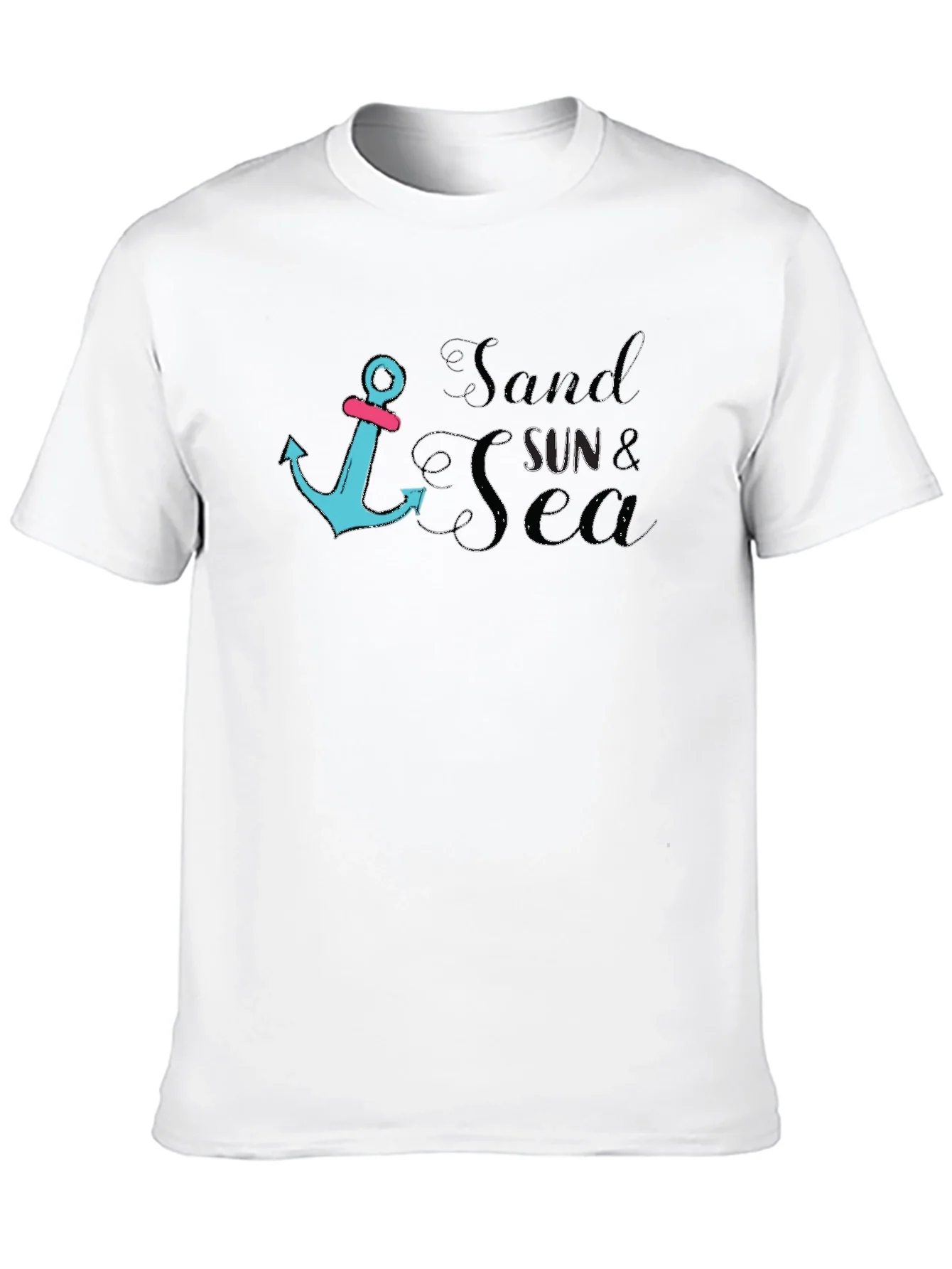 Sand Sun & Sea T-Shirt with Anchor