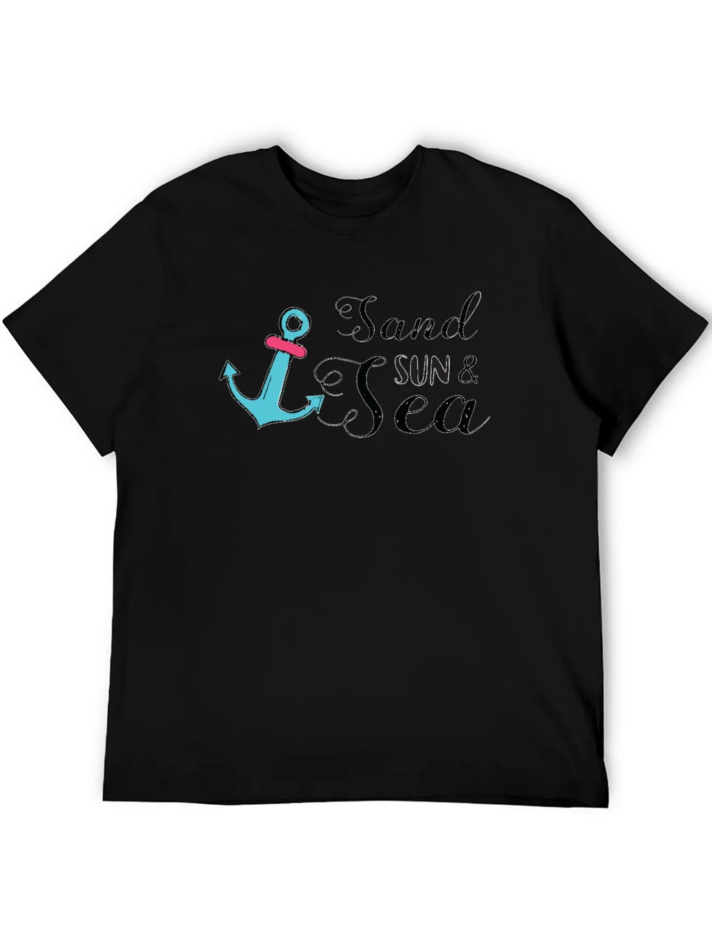 Sand Sun & Sea T-Shirt with Anchor