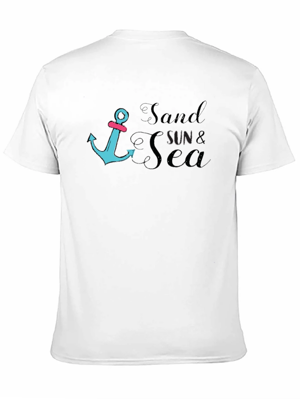 Sand Sun & Sea T-Shirt with Anchor