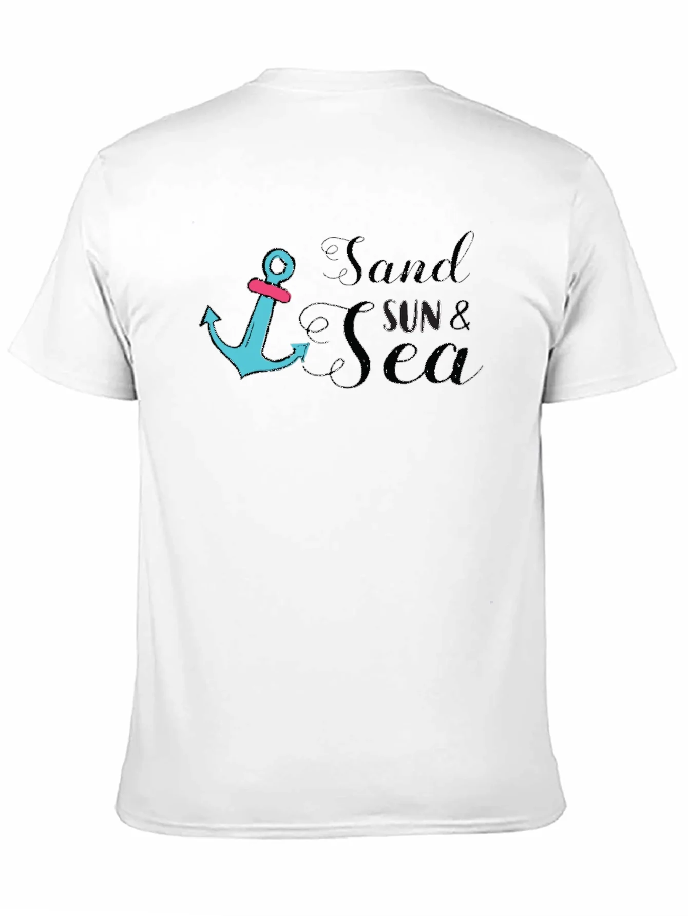 Sand Sun & Sea T-Shirt with Anchor