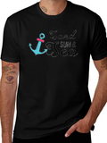 Sand Sun & Sea T-Shirt with Anchor
