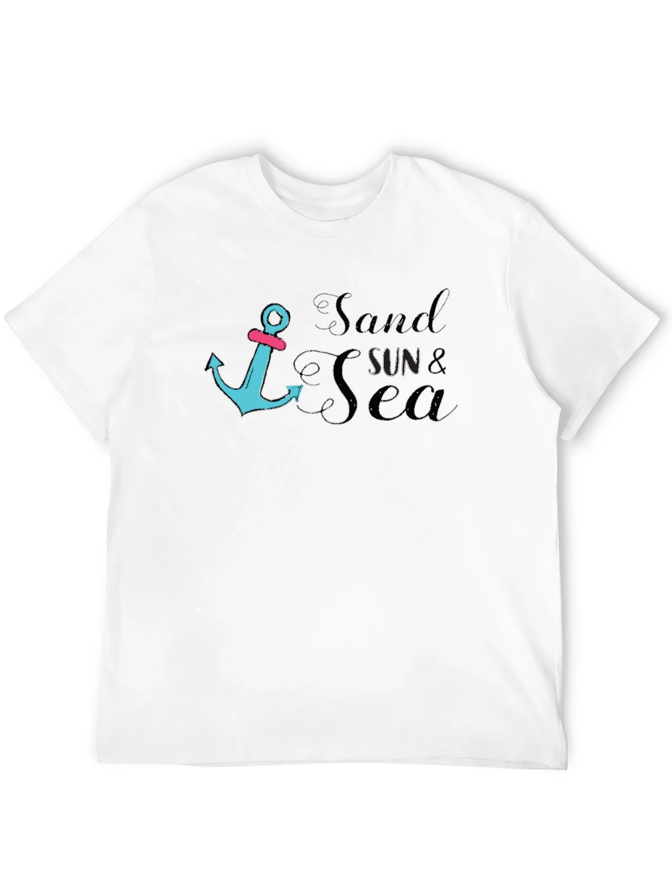 Sand Sun & Sea T-Shirt with Anchor