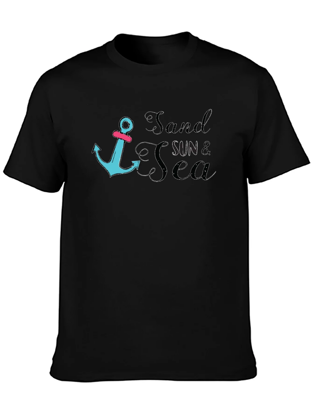 Sand Sun & Sea T-Shirt with Anchor