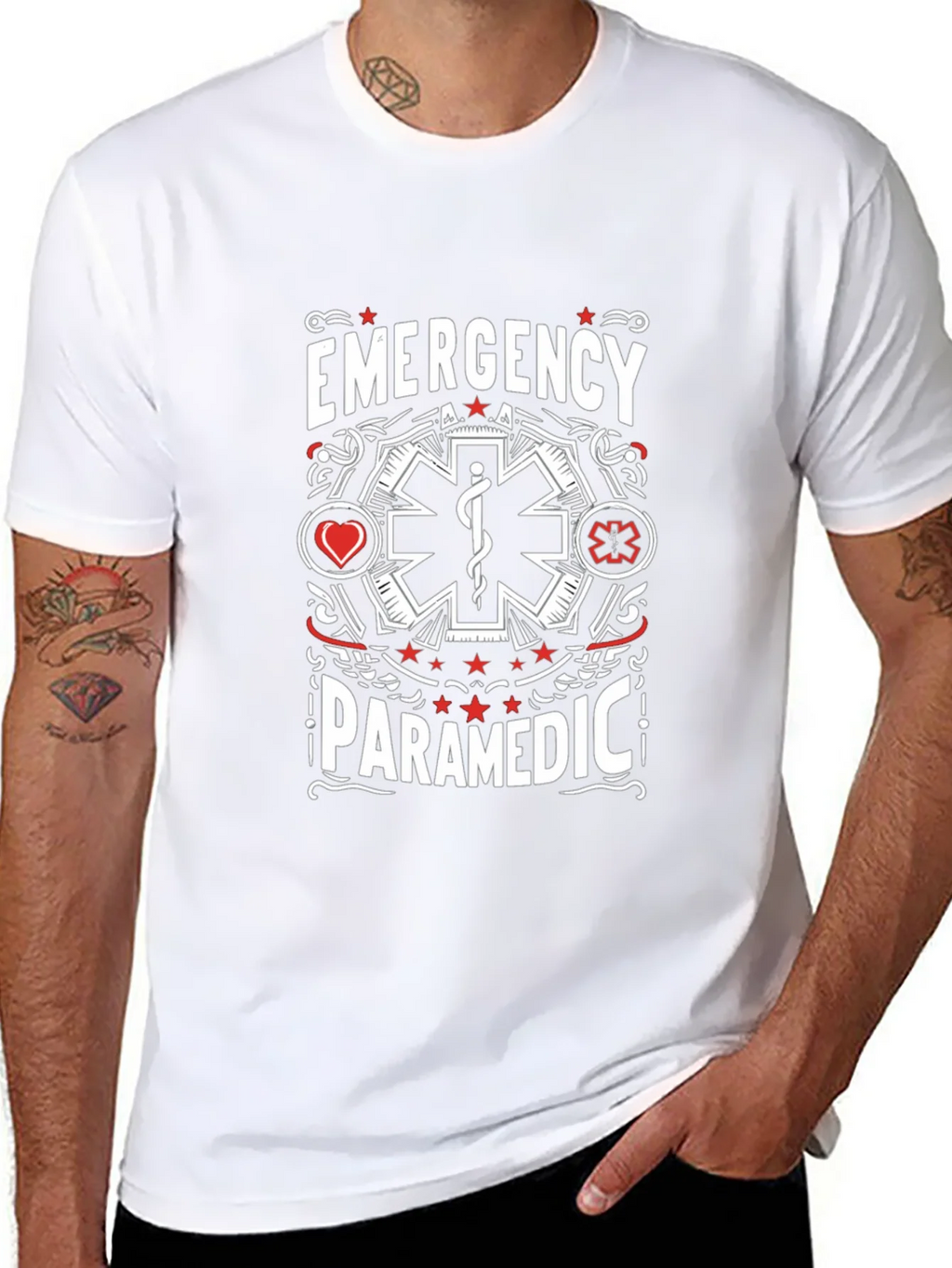 Emergency Paramedic T-Shirt - Medical Hero Graphic Tee