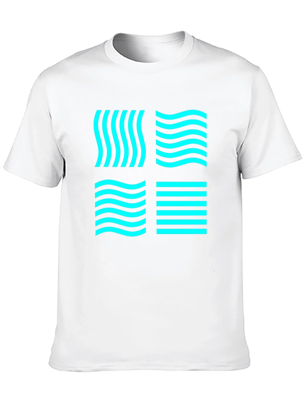 Aqua Grid Tee - Element Graphic Black T-Shirt