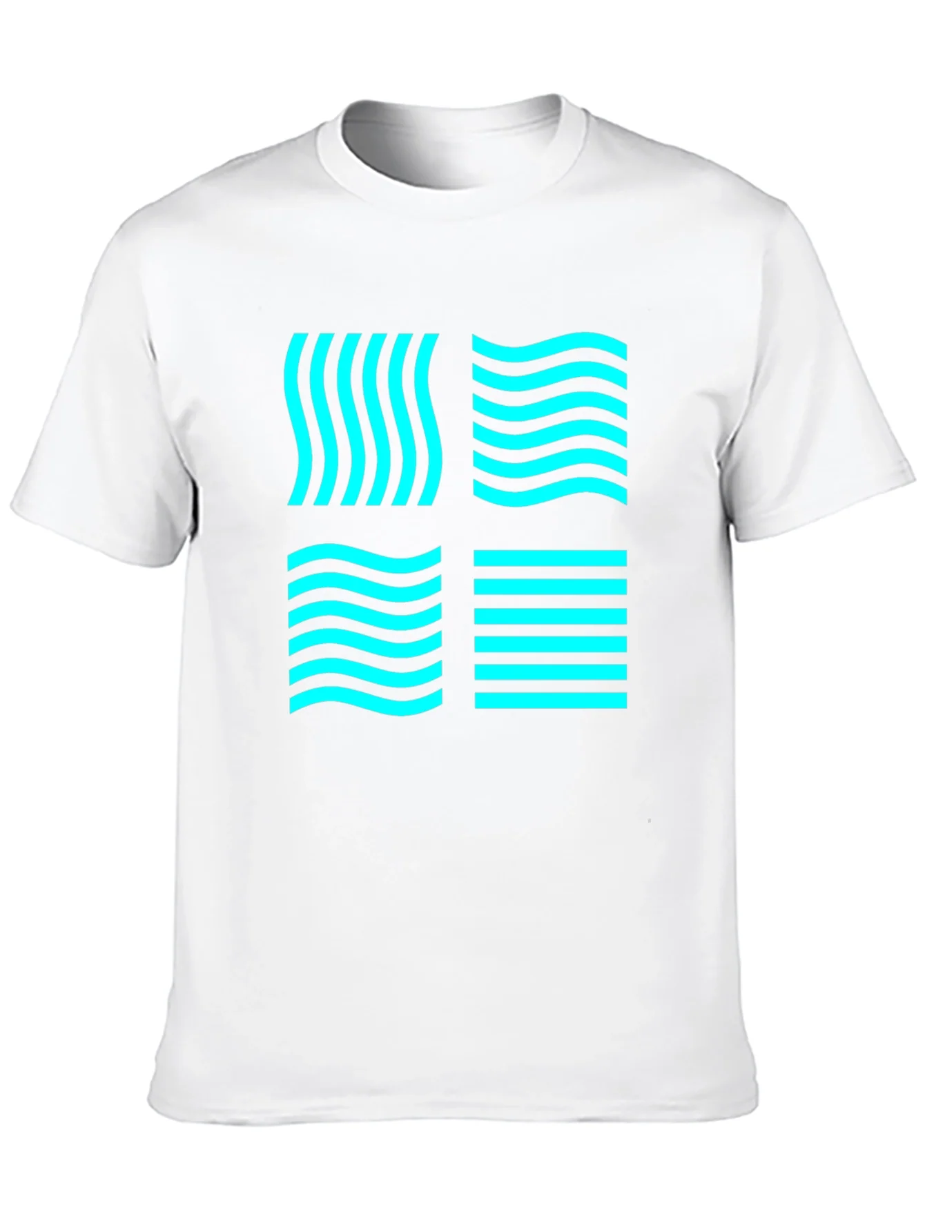 Aqua Grid Tee - Element Graphic Black T-Shirt