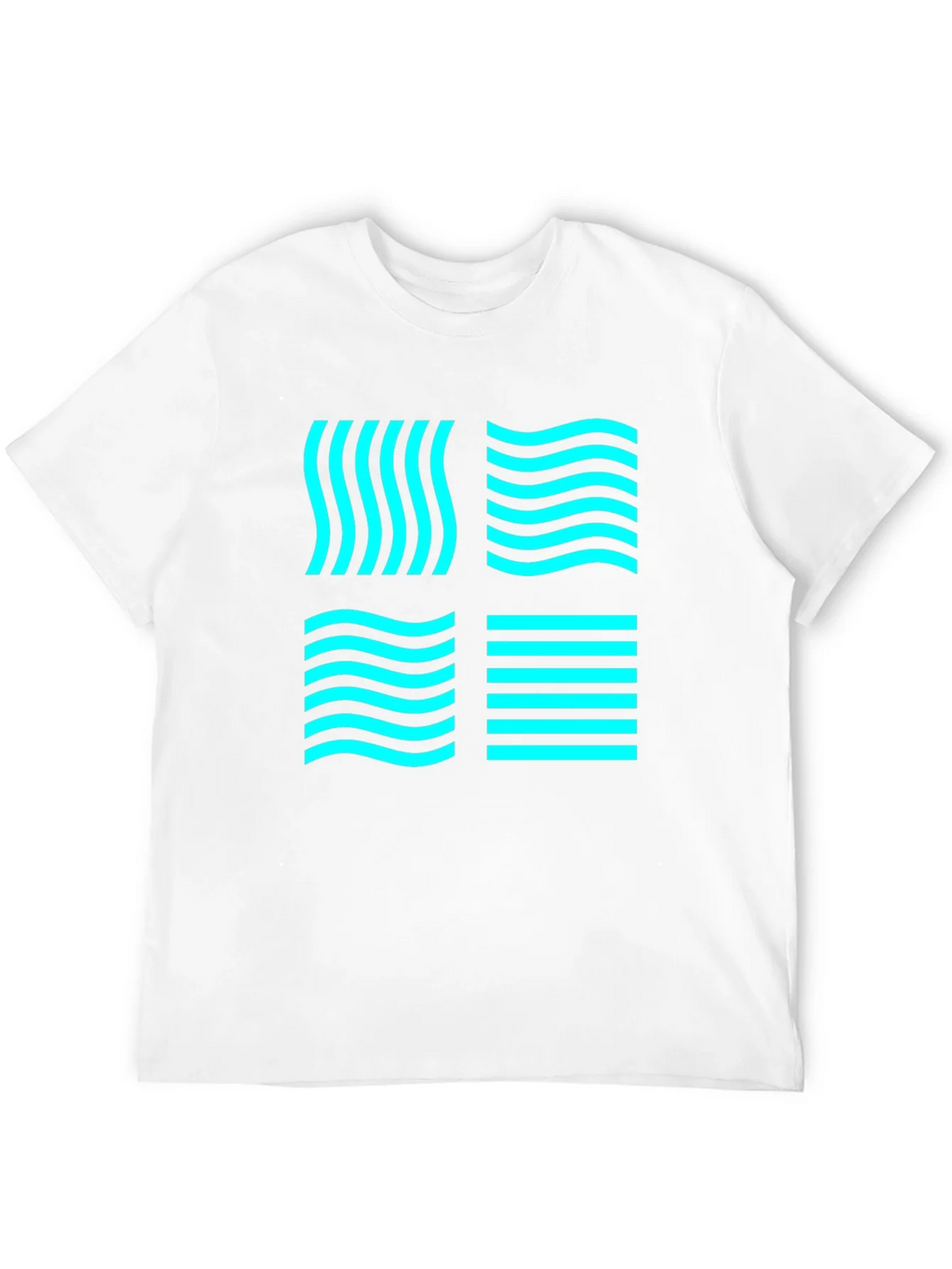 Aqua Grid Tee - Element Graphic Black T-Shirt
