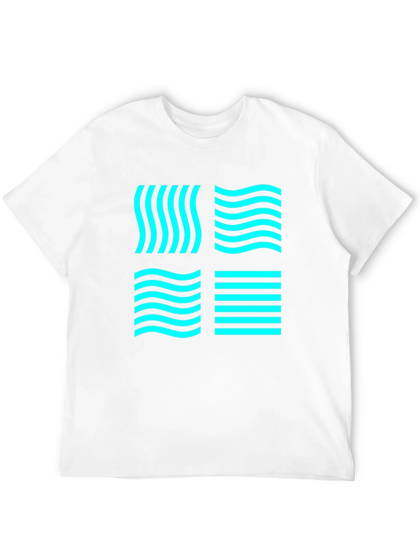 Aqua Grid Tee - Element Graphic Black T-Shirt