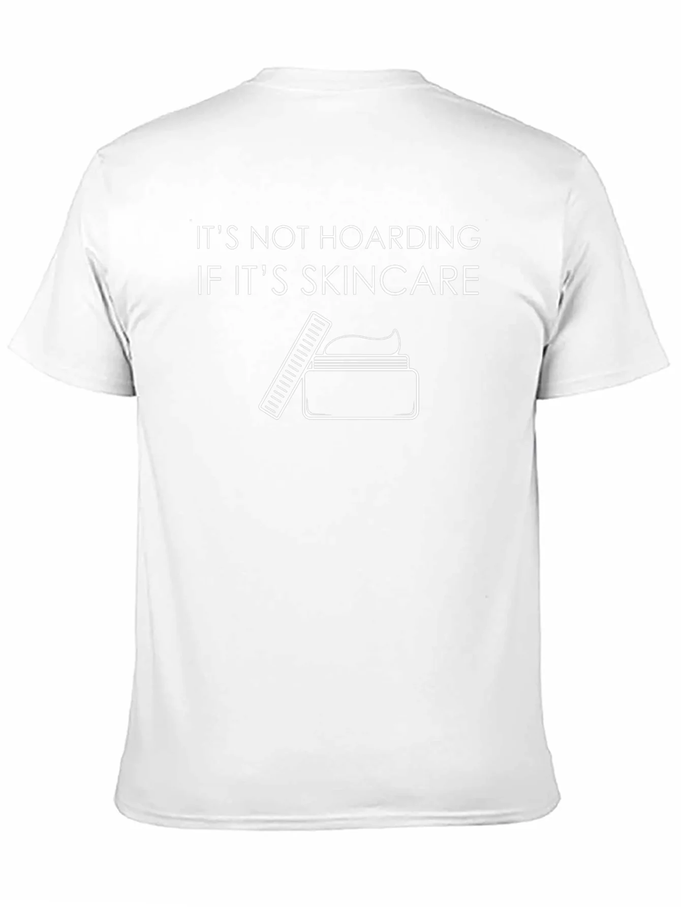 Skincare Hoarding Graphic Tee - Black Cotton T-Shirt