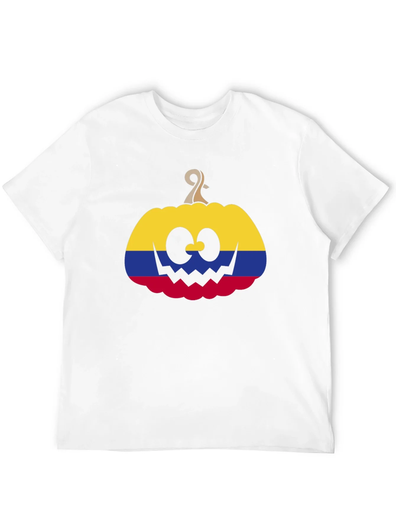 Colombia Flag Pumpkin Halloween T-Shirt