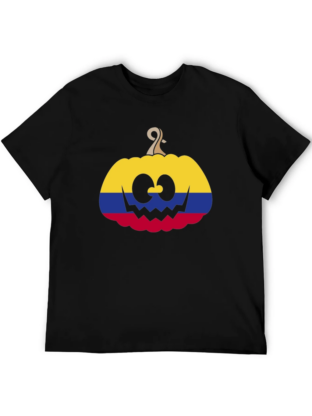 Colombia Flag Pumpkin Halloween T-Shirt