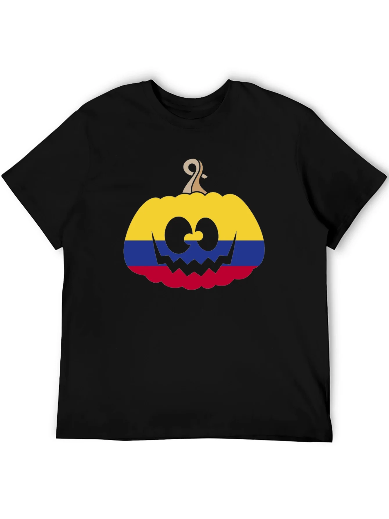 Colombia Flag Pumpkin Halloween T-Shirt