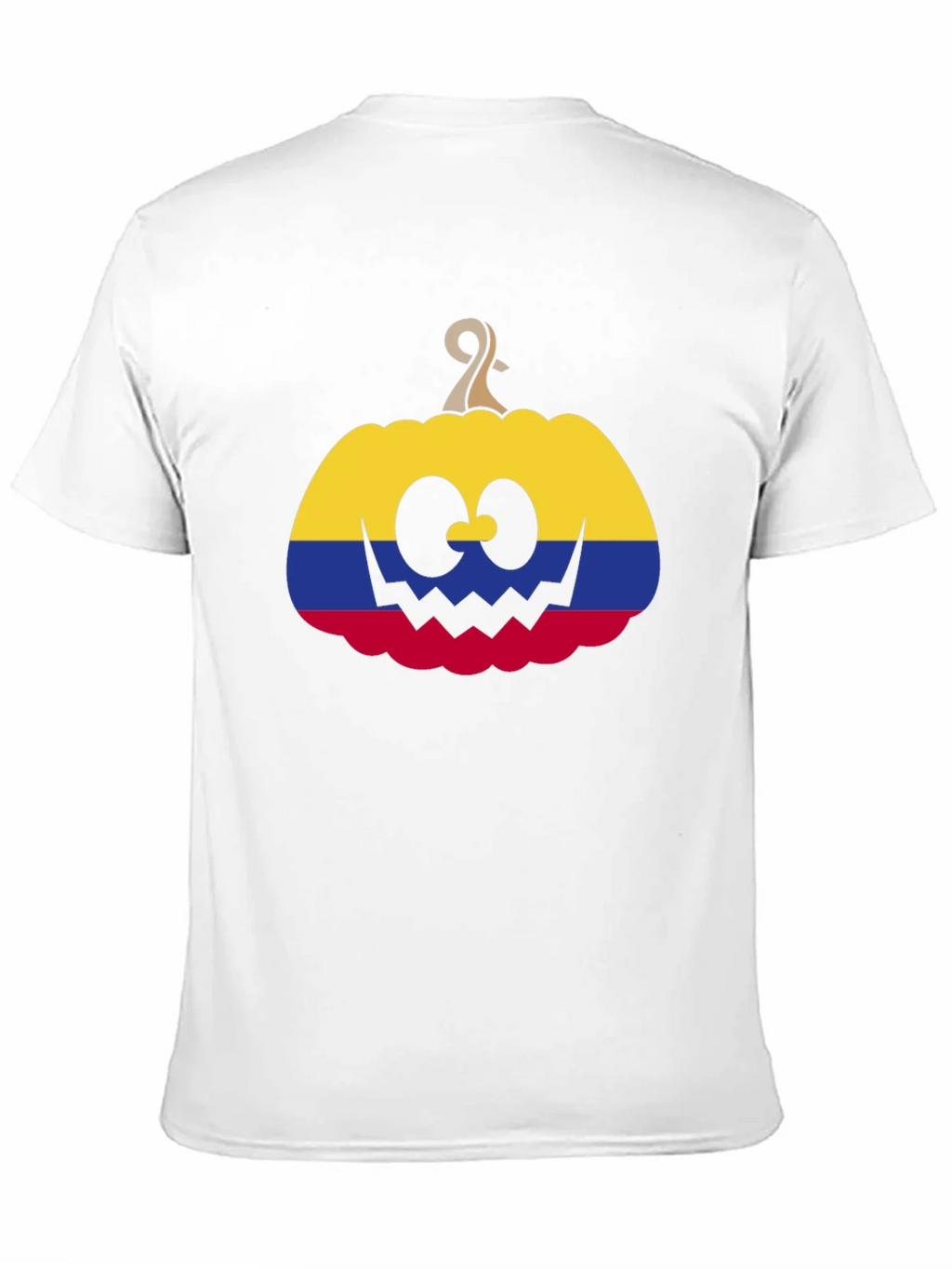 Colombia Flag Pumpkin Halloween T-Shirt