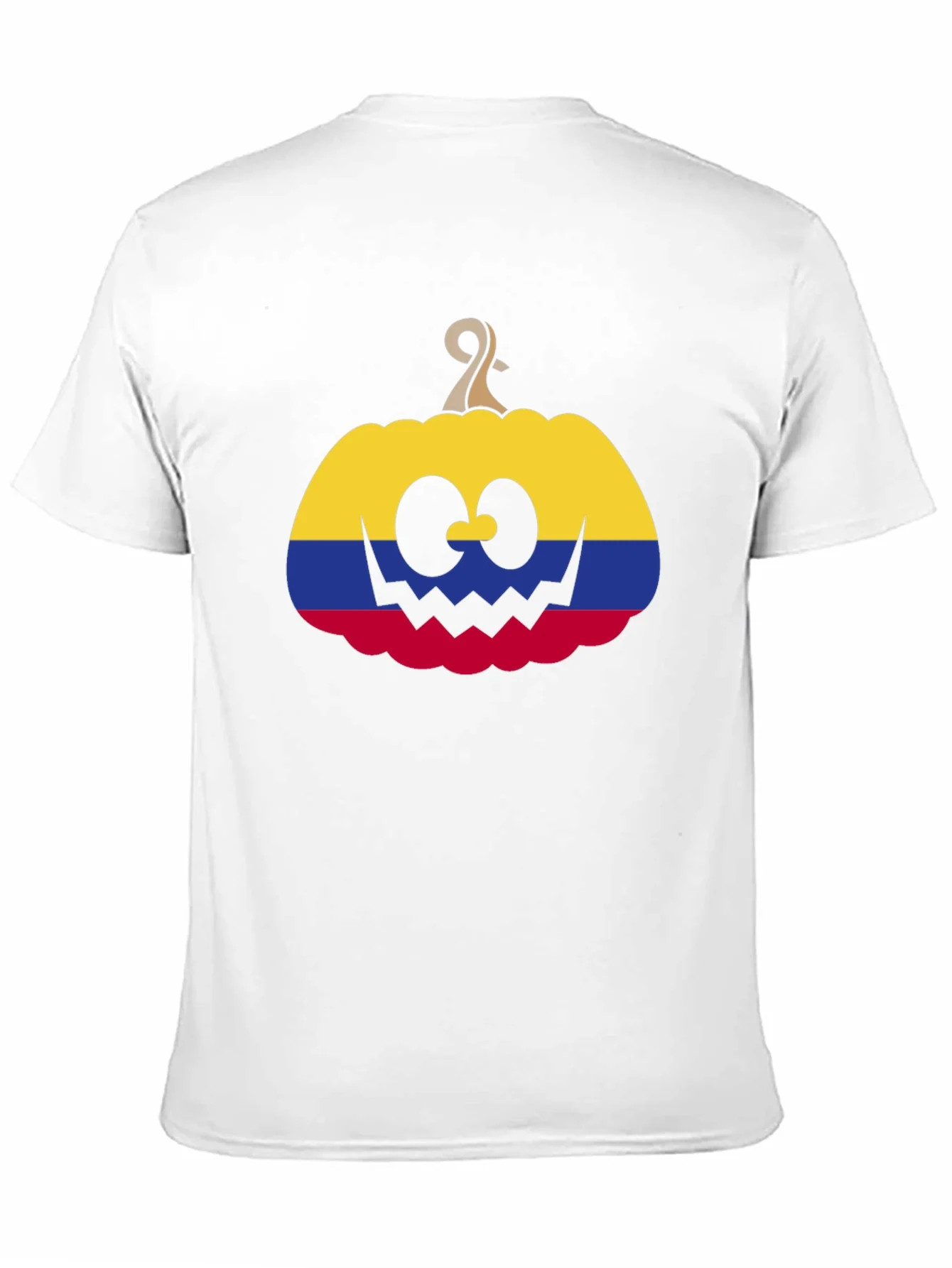 Colombia Flag Pumpkin Halloween T-Shirt