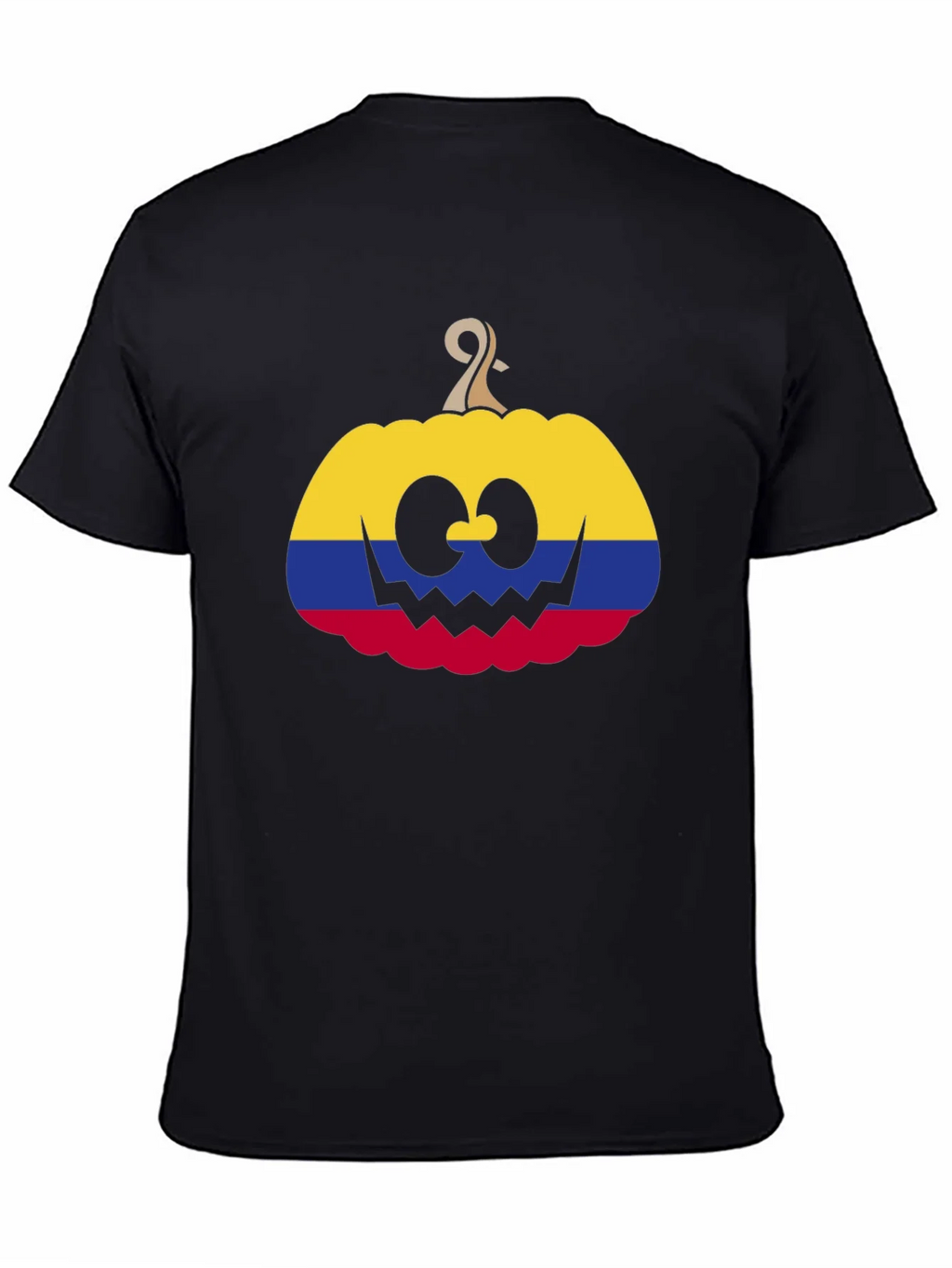 Colombia Flag Pumpkin Halloween T-Shirt
