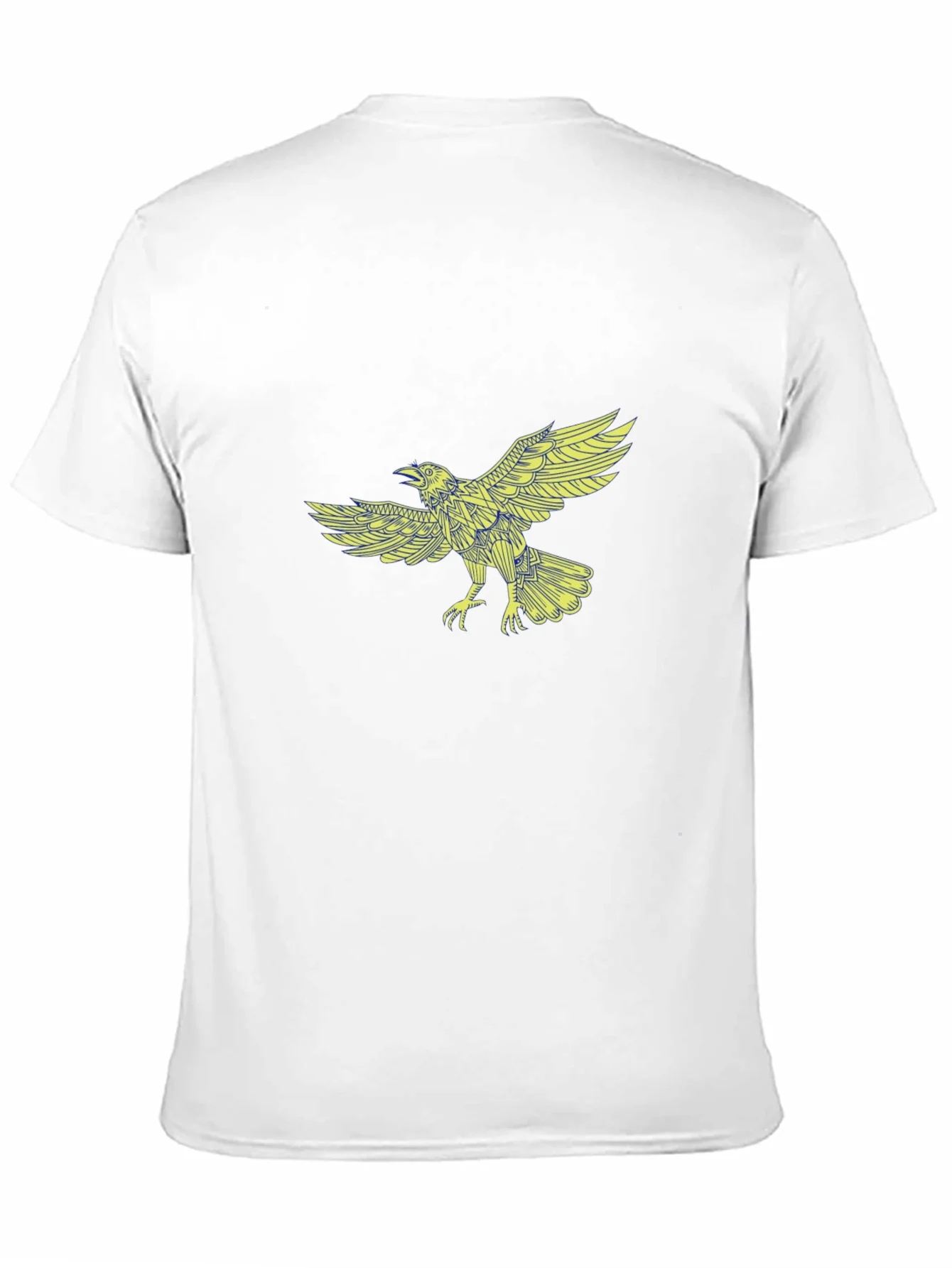 Raven Graphic Print Black T-Shirt