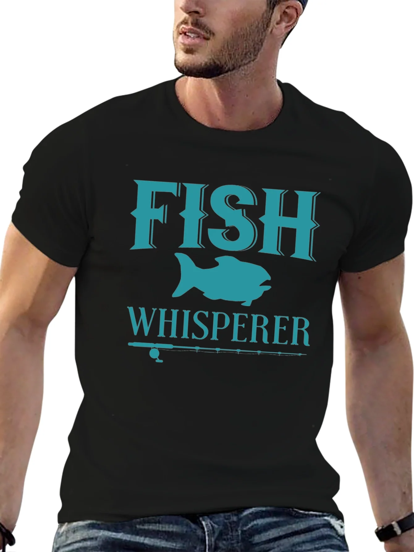 Fish Whisperer Graphic Tee - Anglers Humor