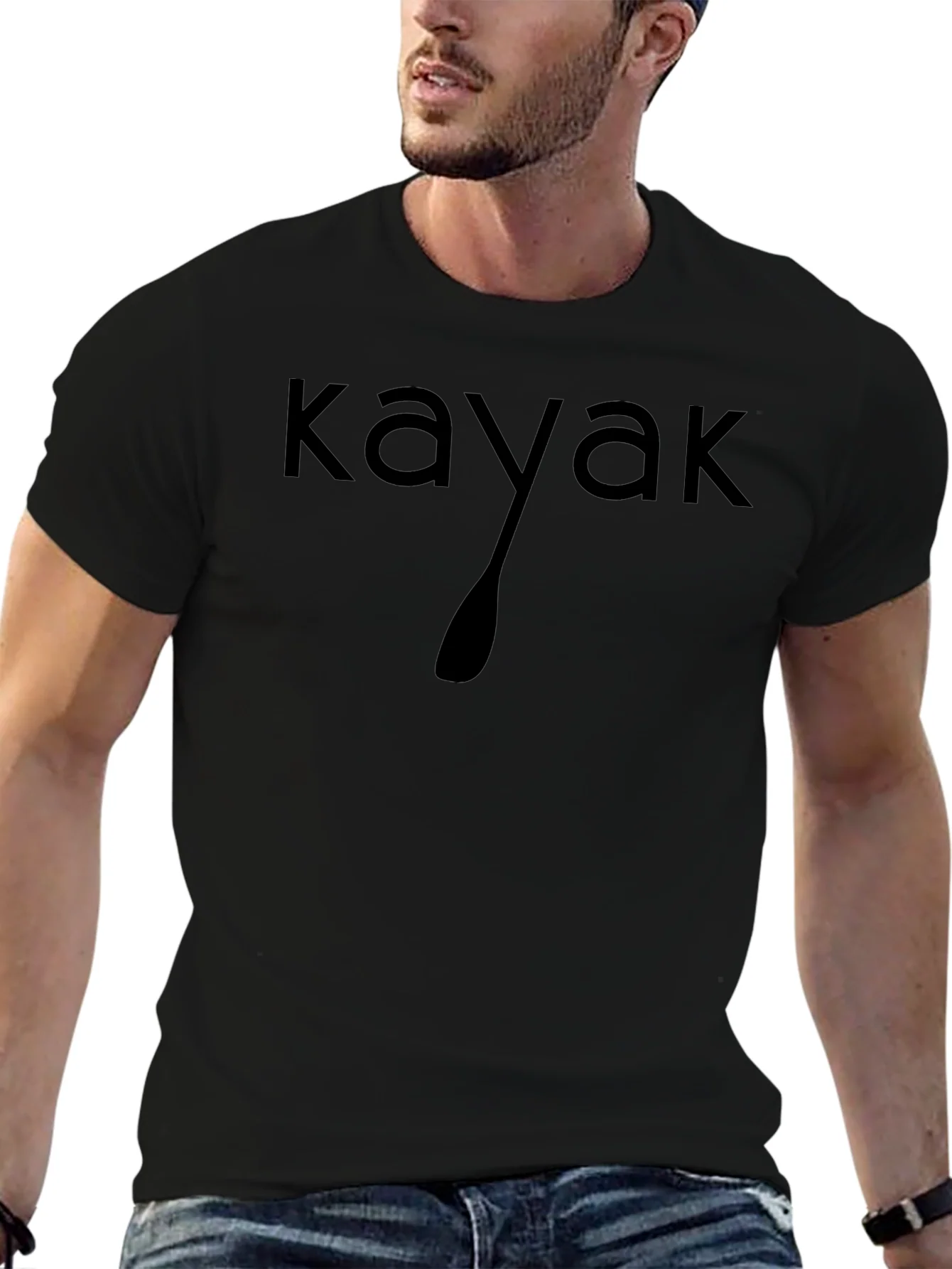 Kayak Graphic Tee - Paddle Design