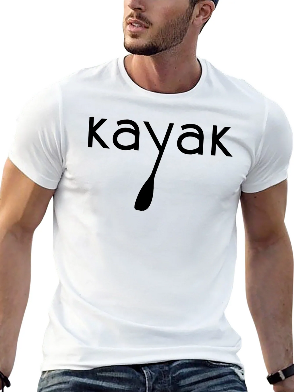 Kayak Graphic Tee - Paddle Design