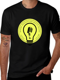 Foley Artist Microphone Lightbulb Graphic Tee
