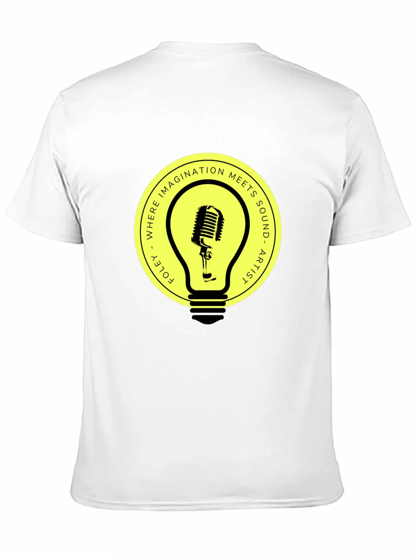 Foley Artist Microphone Lightbulb Graphic Tee