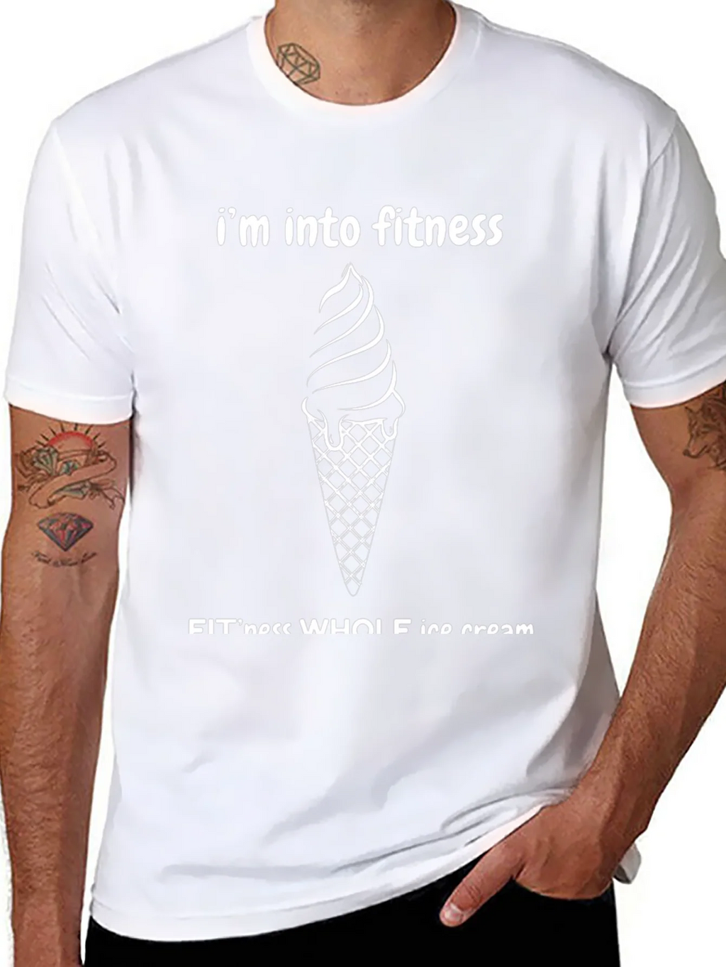 Im Into Fitness Whole Ice Cream T-Shirt