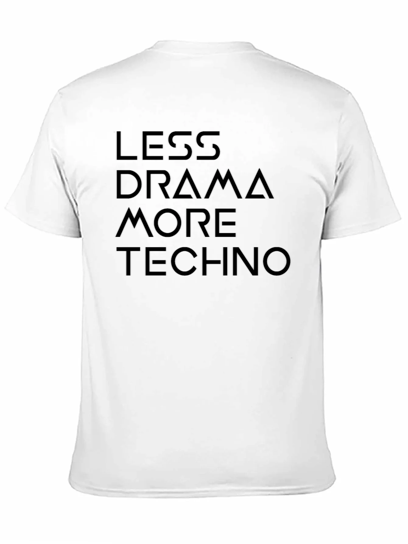 Less Drama More Techno Graphic Tee