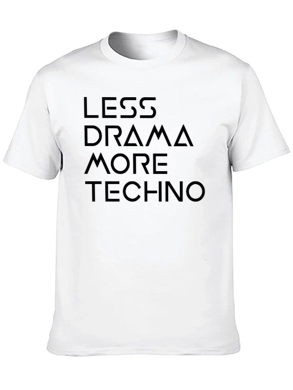 Less Drama More Techno Graphic Tee