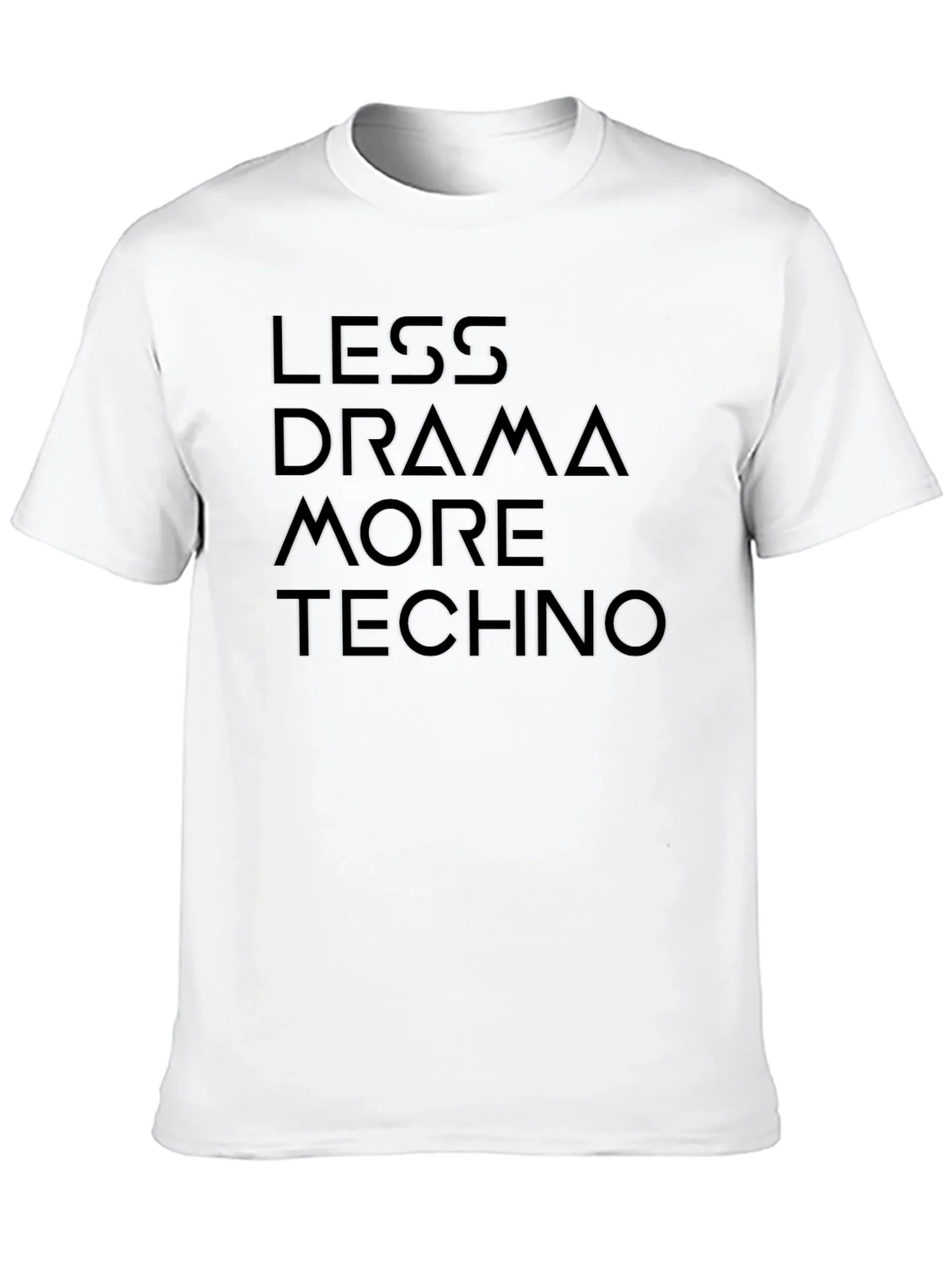 Less Drama More Techno Graphic Tee