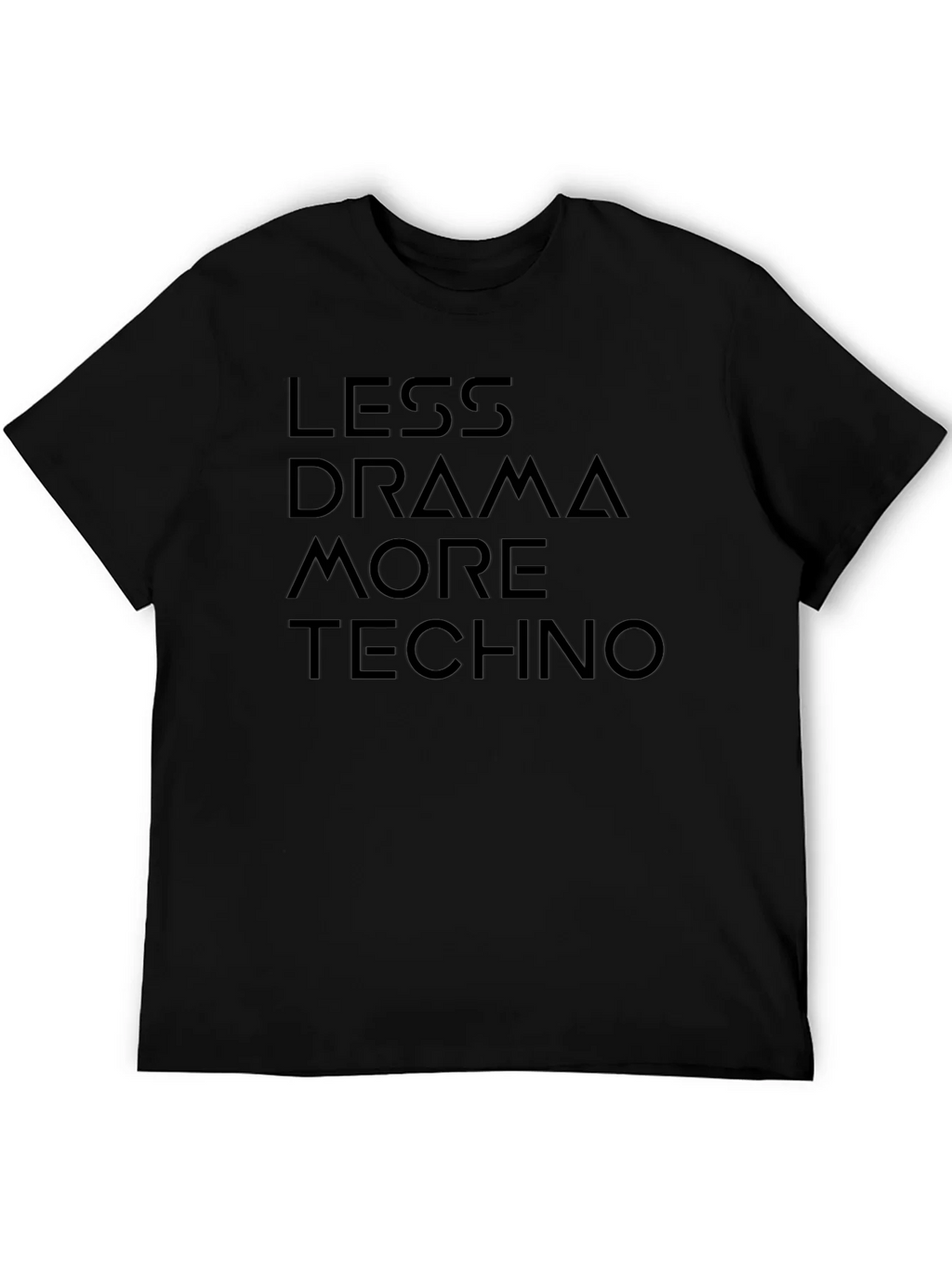 Less Drama More Techno Graphic Tee