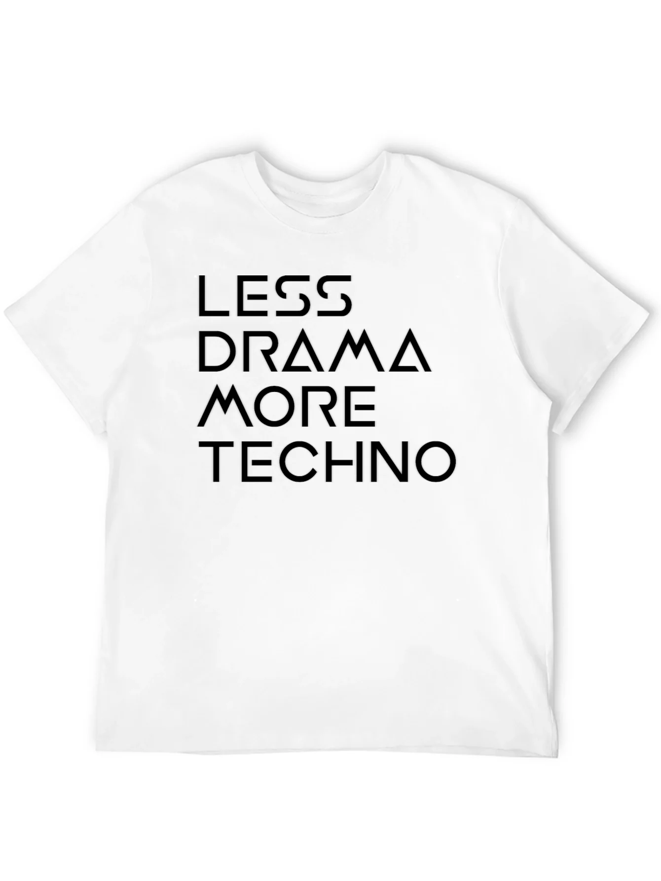 Less Drama More Techno Graphic Tee
