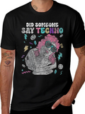 Did Someone Say Techno T-Shirt - Retro Computer