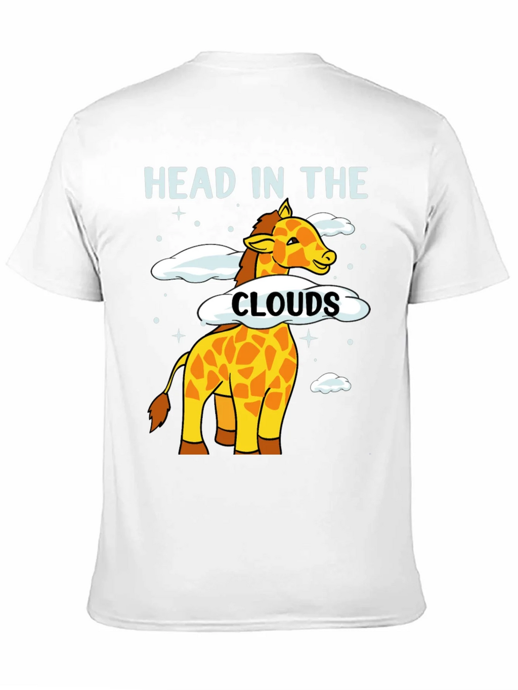 Head in the Clouds Giraffe Graphic T-Shirt