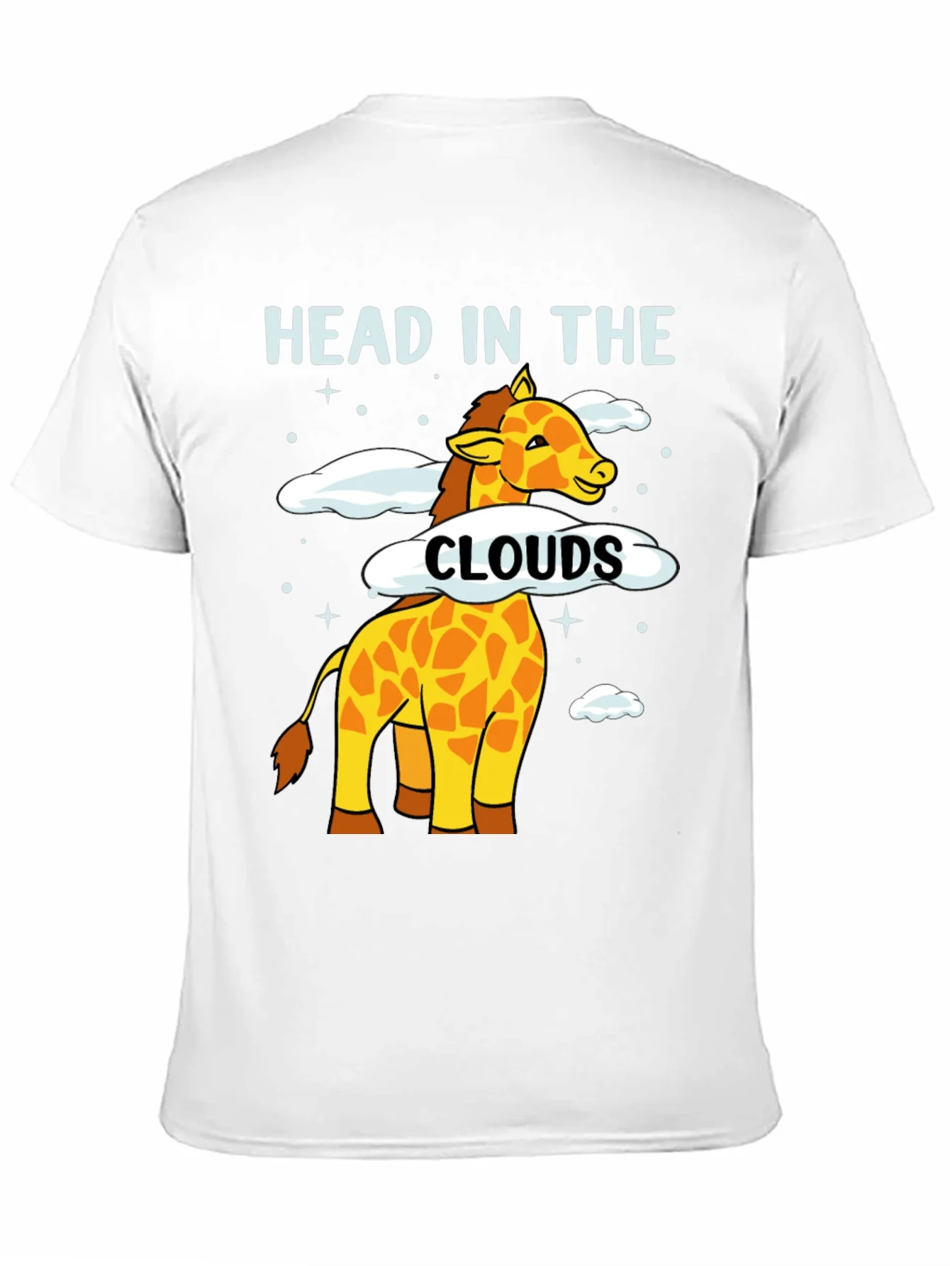 Head in the Clouds Giraffe Graphic T-Shirt