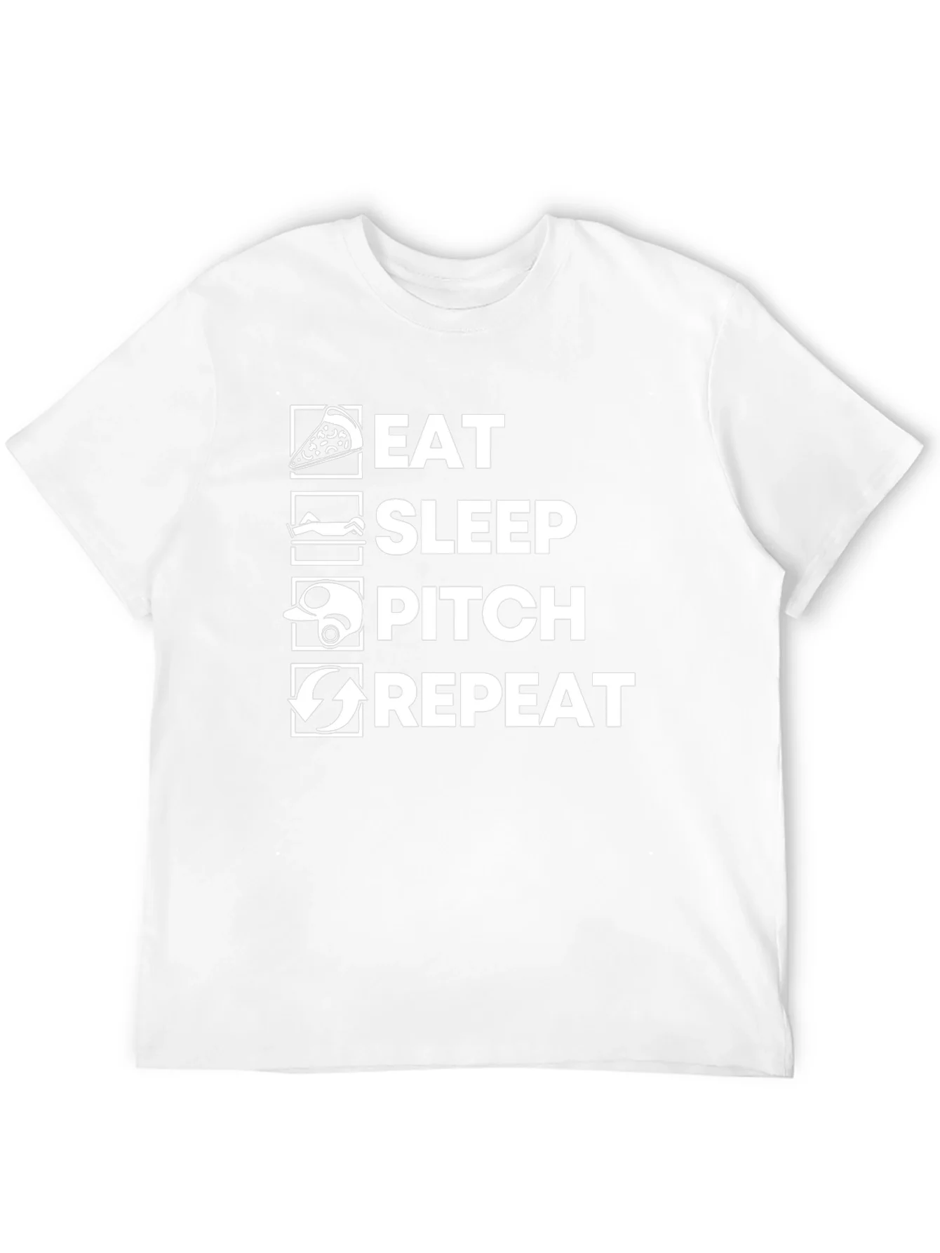 Eat Sleep Pitch Repeat T-Shirt