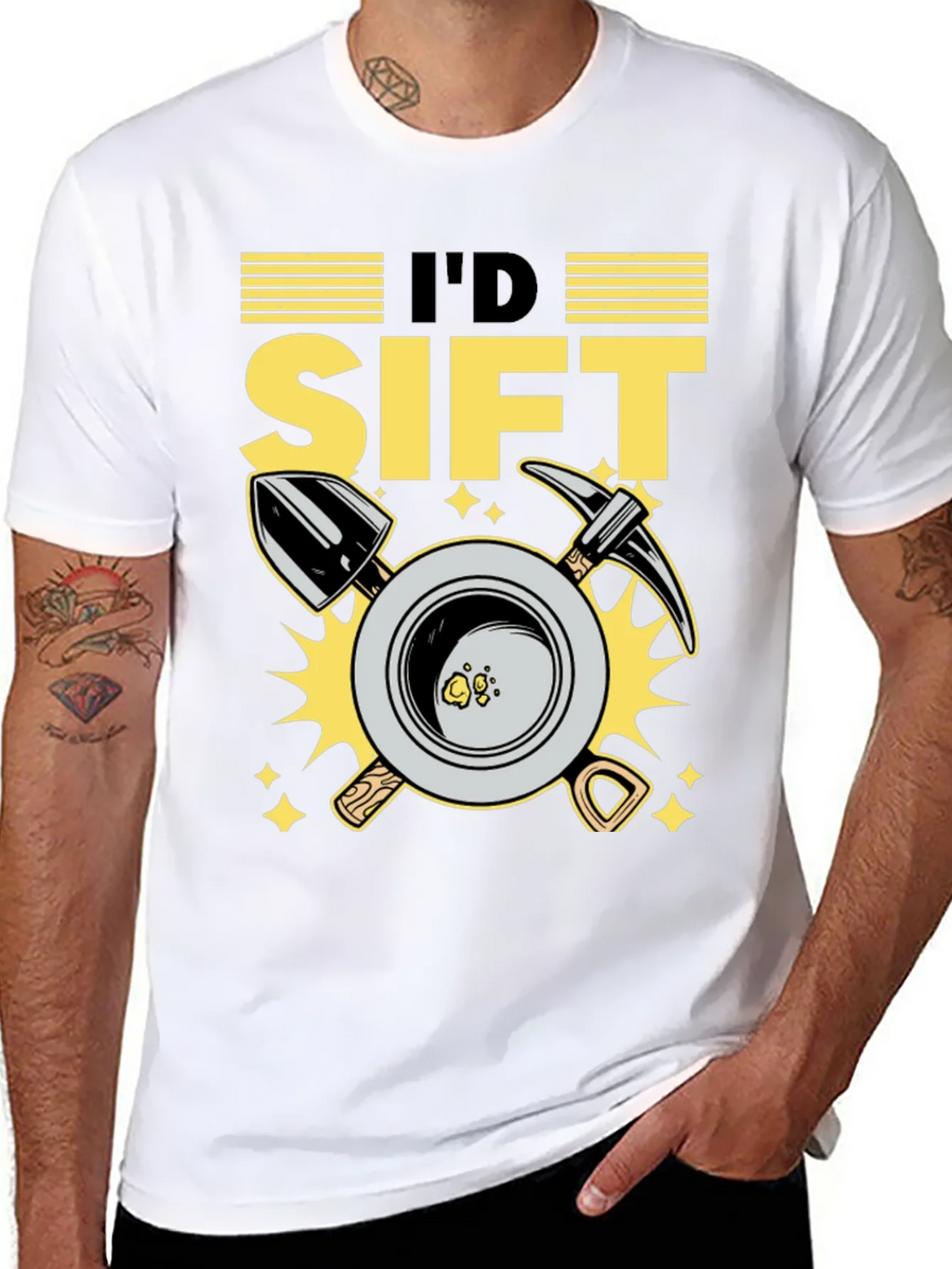 Id Sift Gold Miner T-Shirt - Prospecting Tee