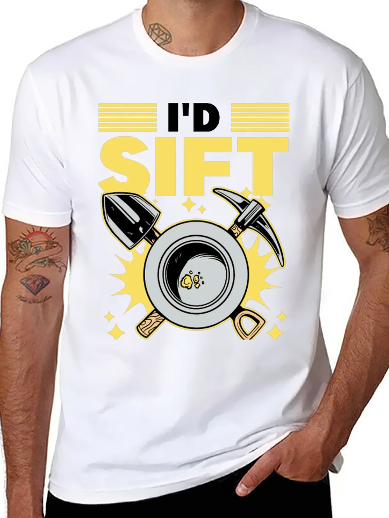 Id Sift Gold Miner T-Shirt - Prospecting Tee