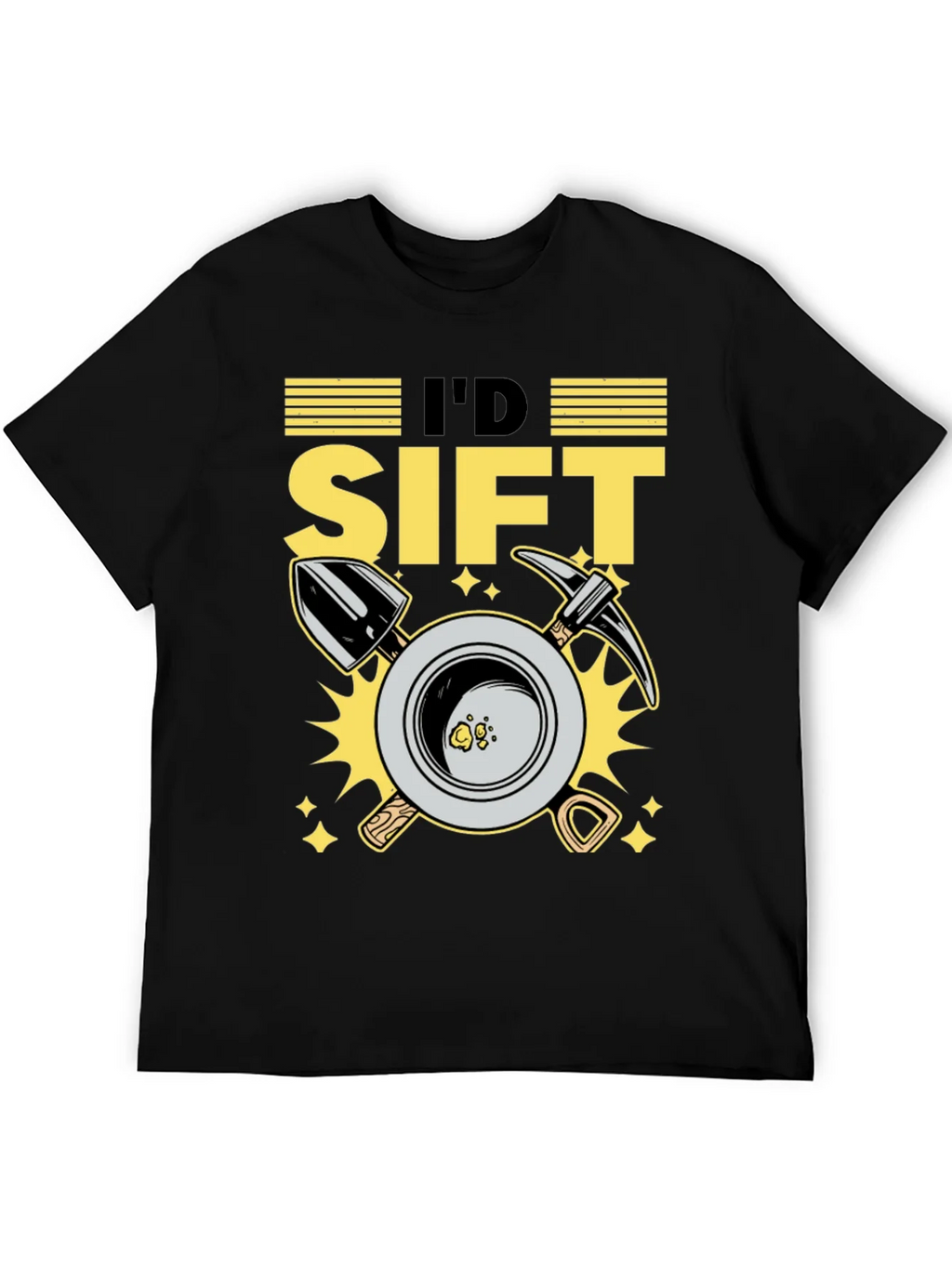 Id Sift Gold Miner T-Shirt - Prospecting Tee