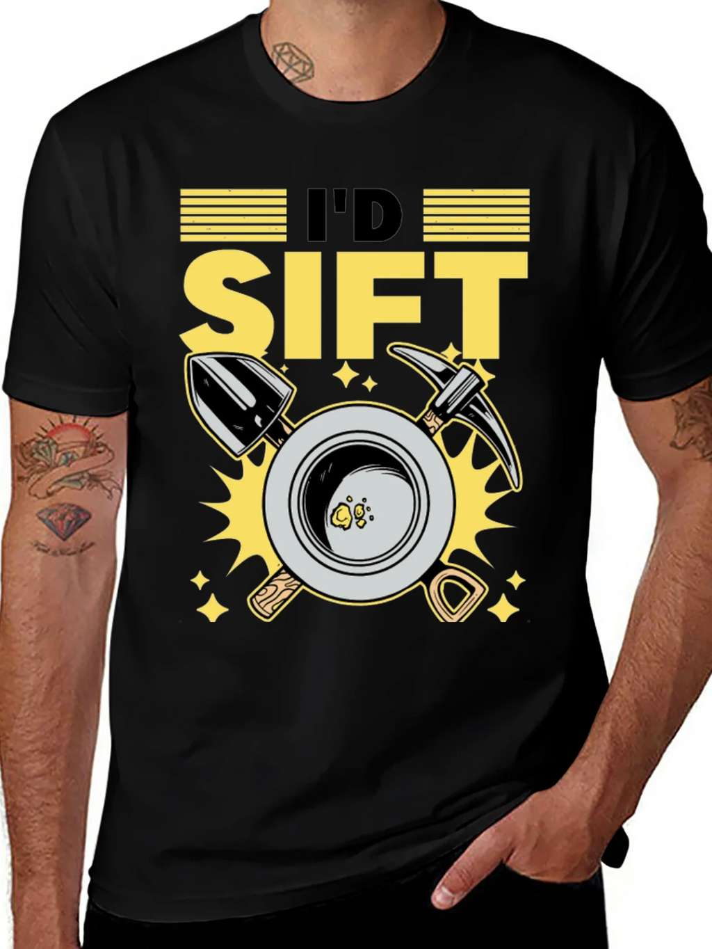 Id Sift Gold Miner T-Shirt - Prospecting Tee