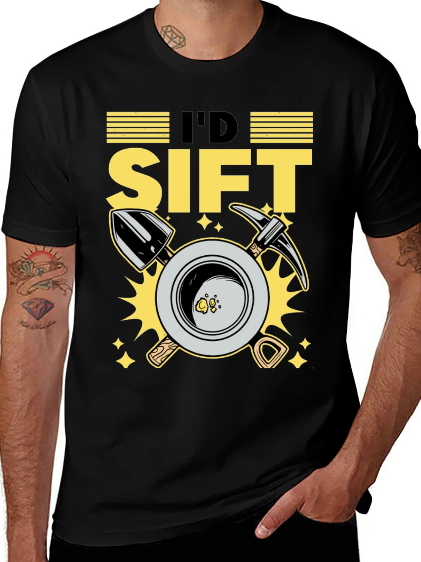 Id Sift Gold Miner T-Shirt - Prospecting Tee