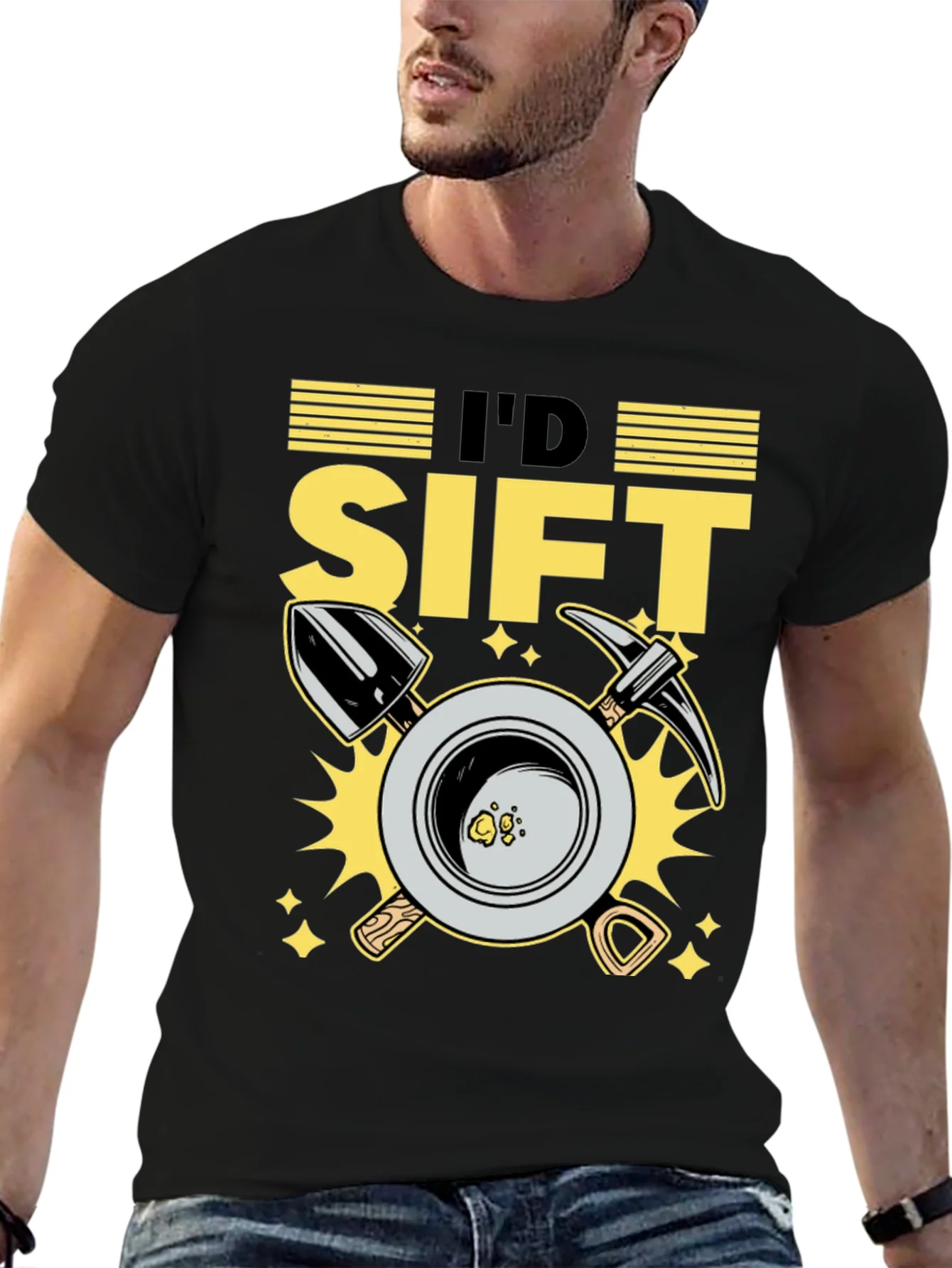 Id Sift Gold Miner T-Shirt - Prospecting Tee